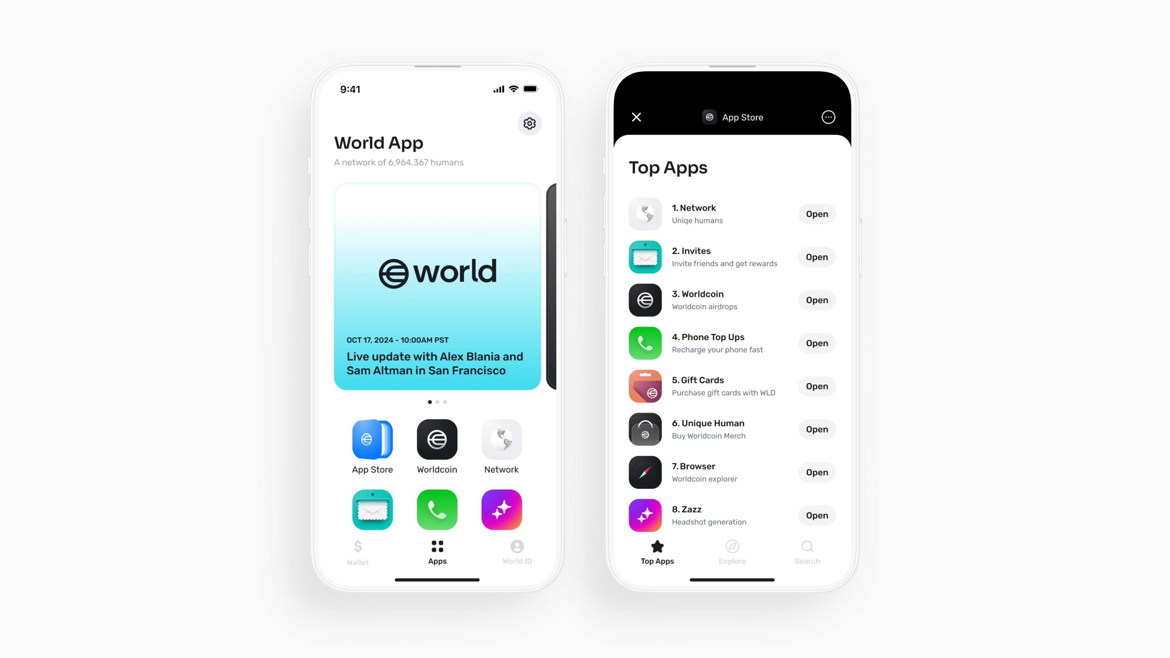 World App Interface